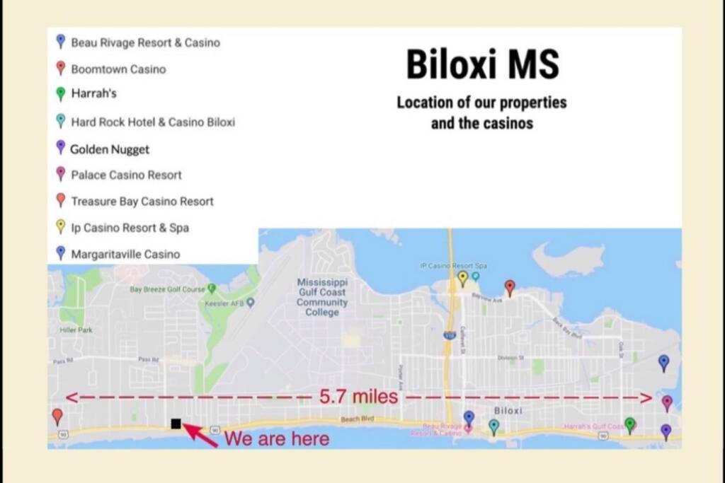 Appartement Seaside Gem à Biloxi Extérieur photo